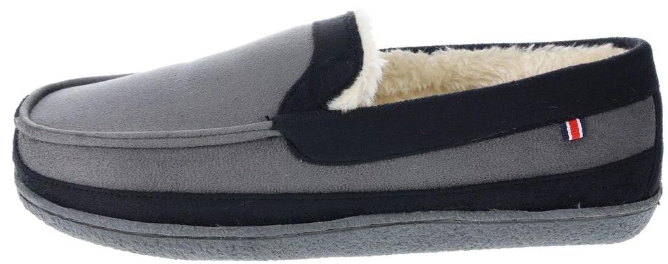 Men Classic Moccasin Slipper - Warm, Soft, Slip On - Image 3 of 4