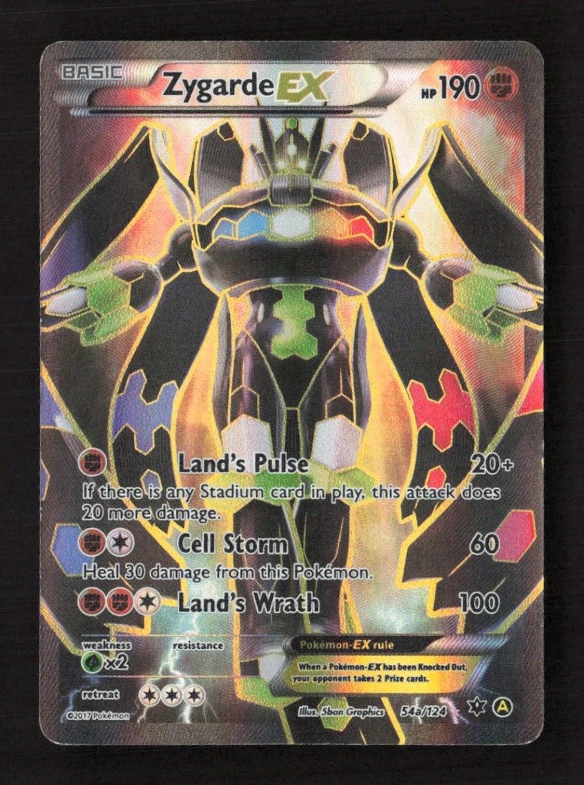 Zygarde Ex 054A/124 Alternate Art for sale | eBay