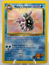 Misty's Cloyster 29/132 Unlimited Rare Gym Heroes Pokémon NM on eBay