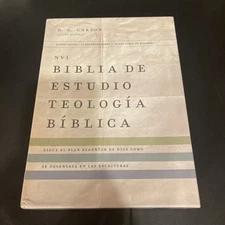 Biblia NVi de Estudio, Teología Bíblica, Leathersoft, Café, Interior d.carson