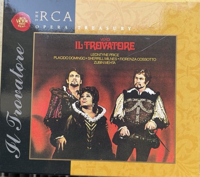 Verdi Im Trovatore Leontyne Price Domingo Milnes Mehta 2 CDs RCA Victor