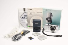 Canon Powershot SD960 IS Silver 12.1MP Digital Point Shoot Camera, Boxed