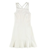 bar III Womens Crisscross Shift Dress, washedwhite, XS