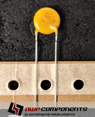 (10 Stk.) JVZ10N431K87YAW - 10N431K - Varistor 430V 2.500A Ø10mm RM7,5 - Joyin