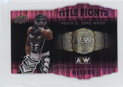2022 Upper Deck Allure AEW Title Fights Pink 42/100 Penta El Zero M #TF-15 1o52