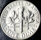 1955 GEM PROOF SILVER Roosevelt Dime Coin SUPERB PRF LOT #PQ70   NR — photo 2