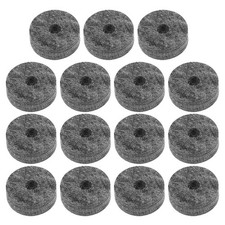 15Pcs Durable Felt Drum Cymbal Pads Grey Noise Reducing Cymbal Protectors