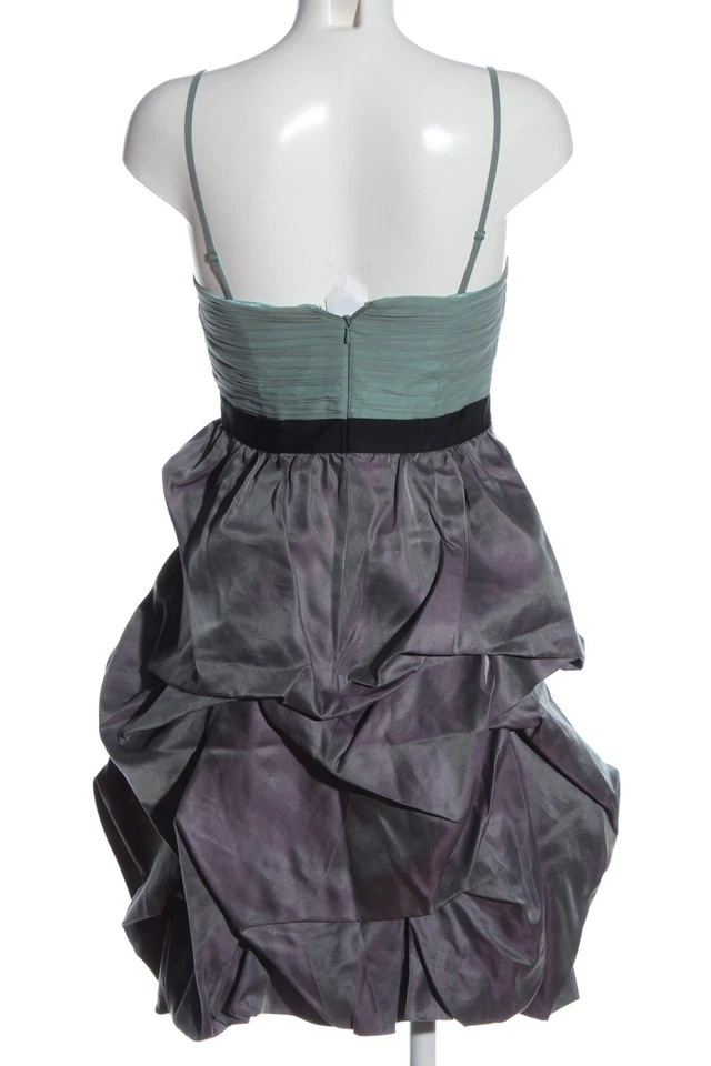 MONSOON Vestido strapless Mujeres Vestido Talla EU 38 turquesa-gris claro - Imagen 2 de 4