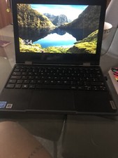 Lenovo 300e 2nd Gen 11.6" Touchscreen Windows 10 Laptop Celeron N4120, 4gb, 64gb