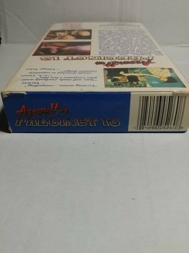 Assault on Precinct 13-John Carpenter-VHS-Thriller-United American-1989-Rare-OOP - Picture 4 of 7