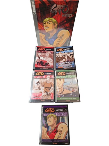 GTO: Great Teacher Onizuka - First Semester (DVD, 2003, 5-Disc Set) Disc Clean