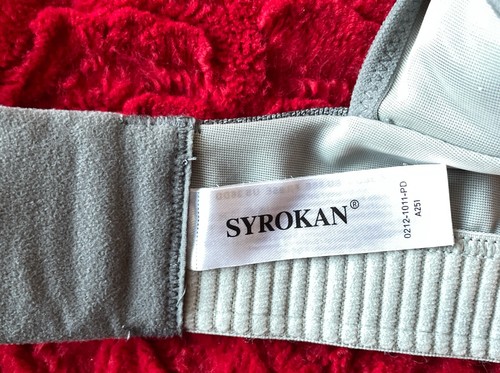 Reggiseno sportivo Syrokan 36DD anteriore regolabile alto impatto corsa A251 nuovo - Foto 4 di 5
