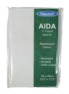 Fabricmaster Aida Stitch Fabric High Quality - 11ct/14ct/16ct/18ct/22ct/25ct - Image 1 of 4
