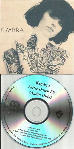 KIMBRA Settle Down 5TRX w/ BONUS RADIO EDIT TRK TST PRESS ADVNCE PROMO CD 2012