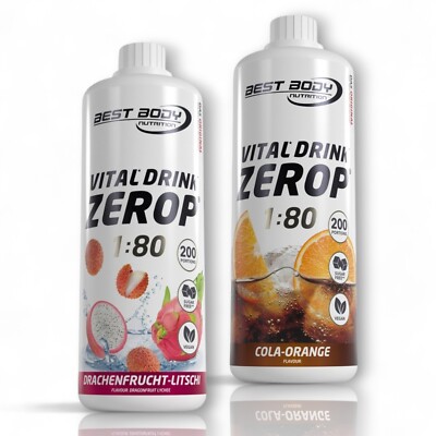 Best Body Vital Drink 2 x 1000 ml  Mineraldrink Low Carb Getränke Sirup 12,50 /L
