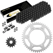 Black O-Ring Drive Chain & Sprocket Kit for Suzuki DR-Z400E 2000-2007