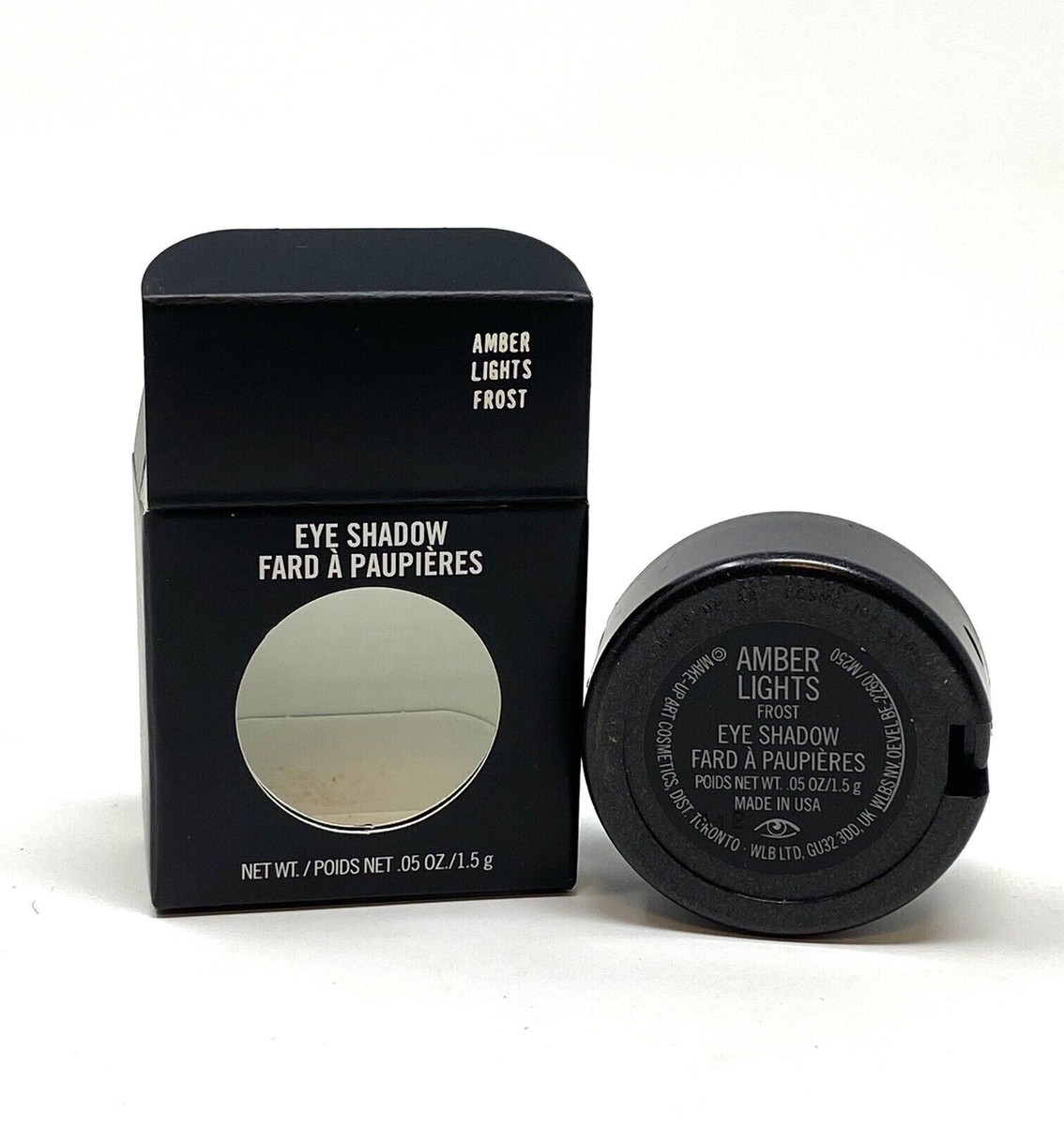 MAC Eyeshadow In 'Amber Lights' (Frost) | Hochpigmentierter Lidschatten | 1,5 G | Perlmutt-Finish