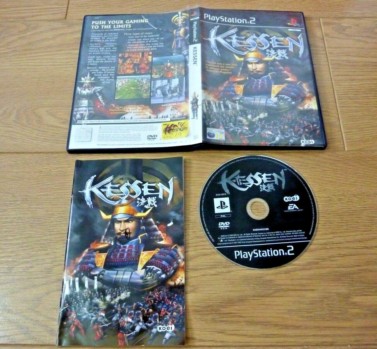 KESSEN for Sony Playstation 2 PS2 UK PAL Region 2