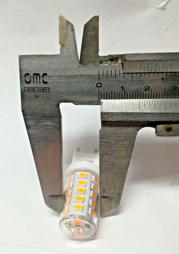 LAMPADA A LED CERAMICA + PC 'G9' LUCE CALDA 3000K 3 W 350 lumen (30W) - Foto 7 di 8
