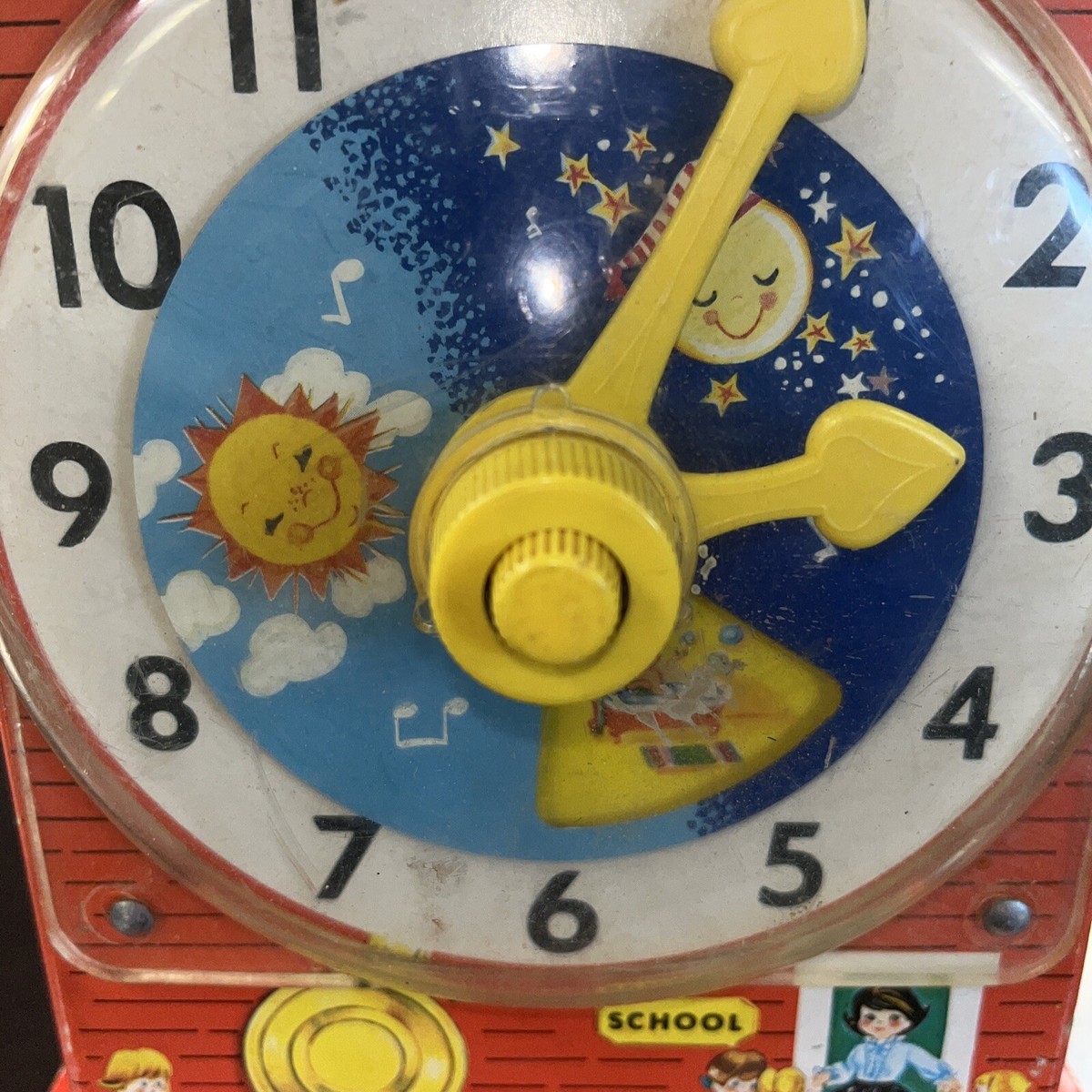 Vintage Fisher Price Toys Music Box Teaching Clock | eBay