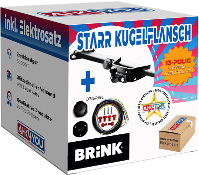 AHK BRINK für Opel Movano Bus Kasten 10-21 starr + 13-pol ESATZ ABE