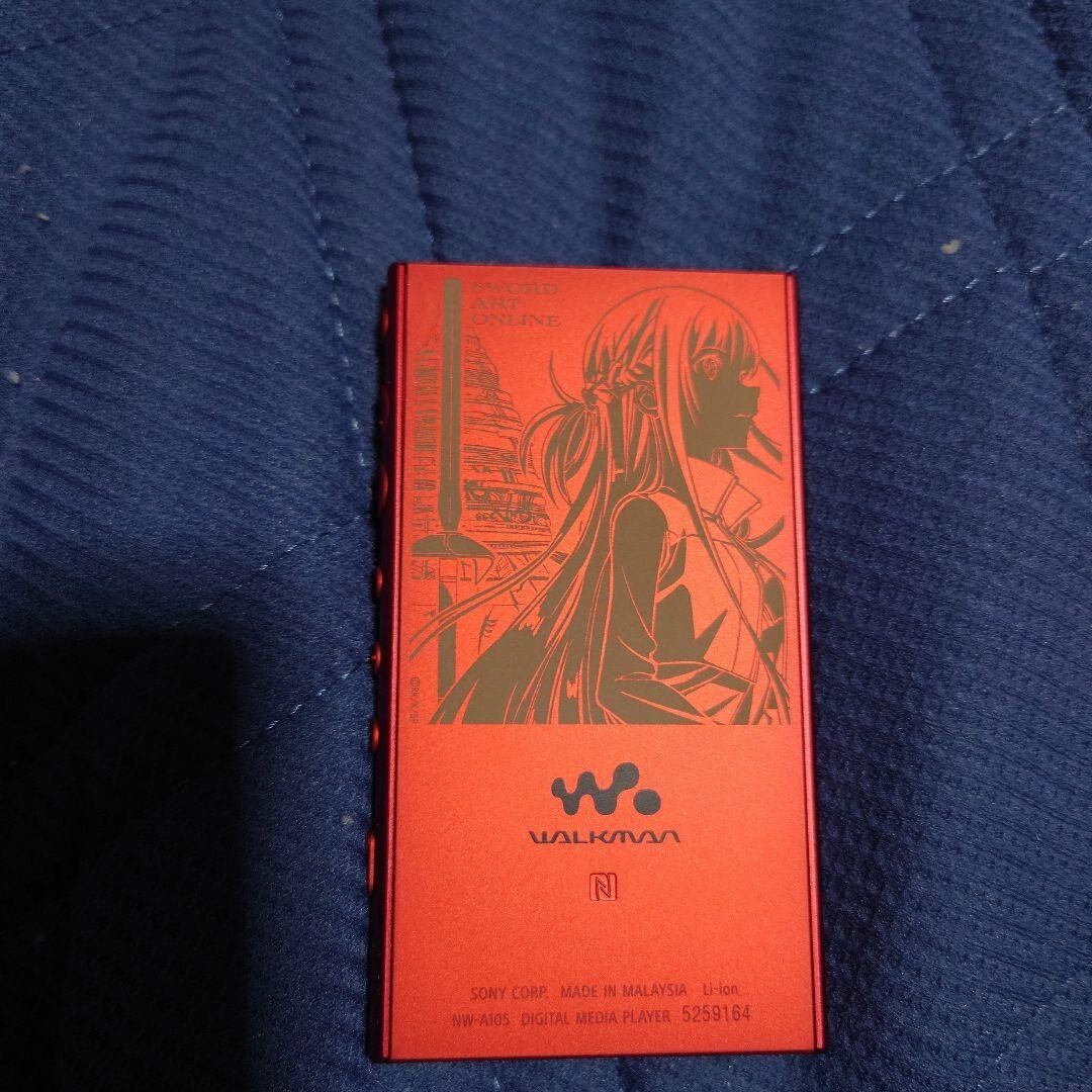 【新品級】SONY WALKMAN NW-A105 RED SONY NW-A105 Walkman Digital Music Player Sword Art Online