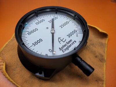 Used AUTOCLAVE ENGINEERS 30,0000 PSI Pressure 6'' Inch Gauge 30000 Industrial