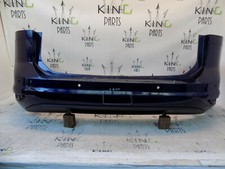 VW TOURAN II MK2 5T 2016-2020 BLUE REAR BUMPER GENUINE 4x PDC 5TA807421 #0511