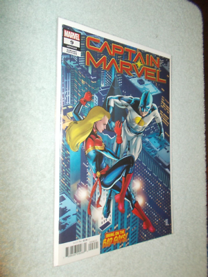 CAPTAIN MARVEL # 9 FINE 2019 MARVEL COMIC COVER B JG JONES VARIANT LGY ...