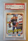 1981 Topps Hockey #16 Wayne Gretzky Oilers HOF PSA 8 NM-MT Cracked Case