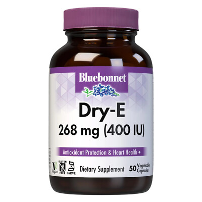 Bluebonnet Dry E-268 Mg (400 Iu) 50 Vegetable Capsules, Heart Health