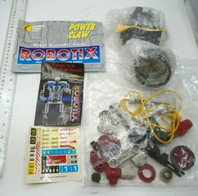 ROBOTIX Power Claw Set Learning Curve Toy Vintage Robot Assembly Guide Set