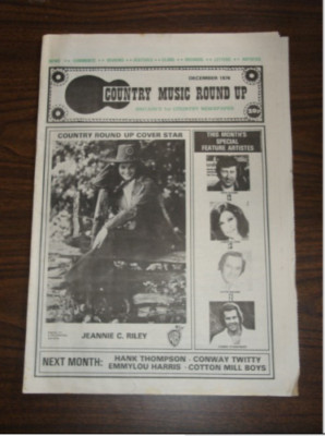 COUNTRY MUSIC ROUND UP DEC 1978 JEANNIE C. RILEY