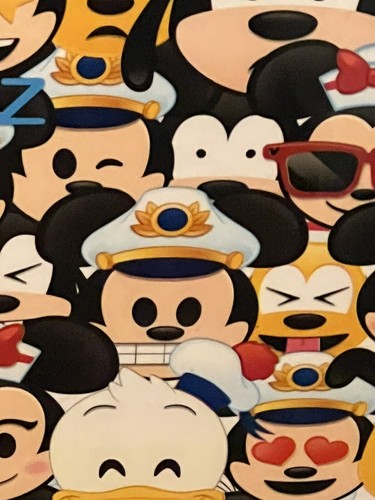 Disney Cruise Line Plastic Disney Luggage Cover