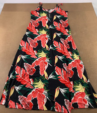 SHEIN SXY Women's Size Large (US 8/10) Colorful Tropical Print Cami Dress New