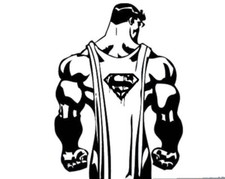 Vinyl Decal Car Truck Sticker Wall Dc Justice League - Superman Bleeding Vinyl Decal Car Truck Sticker Wall Dc Justice League - Superman Bleeding