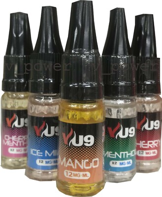 VU9 Vape Liquid E LIQUID JUICE 10 X 10ML 6/12/18MG 70/30VG/PG 20+ Flavours  | eBay UK