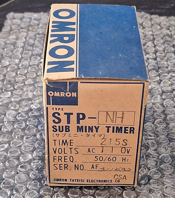 OMRON - SUBMINY TIMER - STP-NH - 215S - 110 VAC - neu