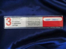 Schatz 53  Anniversary / 400 Day Clock .0023 Suspension Spring Wire - Horolovar