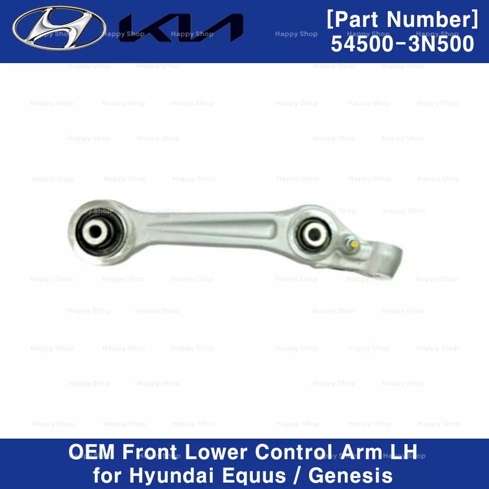 545003N500 正品原始设备制造商左前 LH 下控制臂适用于现代 Genesis Equus — 第 2/3 张图片