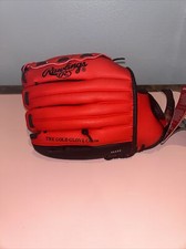 Rawlings PL110S Red 11" Inch Youth Tee Ball Baseball Glove - NWT