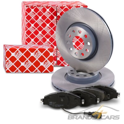 FEBI BREMSSCHEIBEN+BELÄGE VORNE FÜR AUDI A3 SEAT ATECA SKODA KODIAQ VW PASSAT B8
