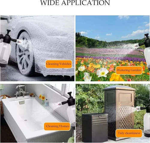 2L Car Wash Pump Foam Sprayer Hand Held Wash Spray Bottle Snow Foam Detailing - Picture 12 of 14