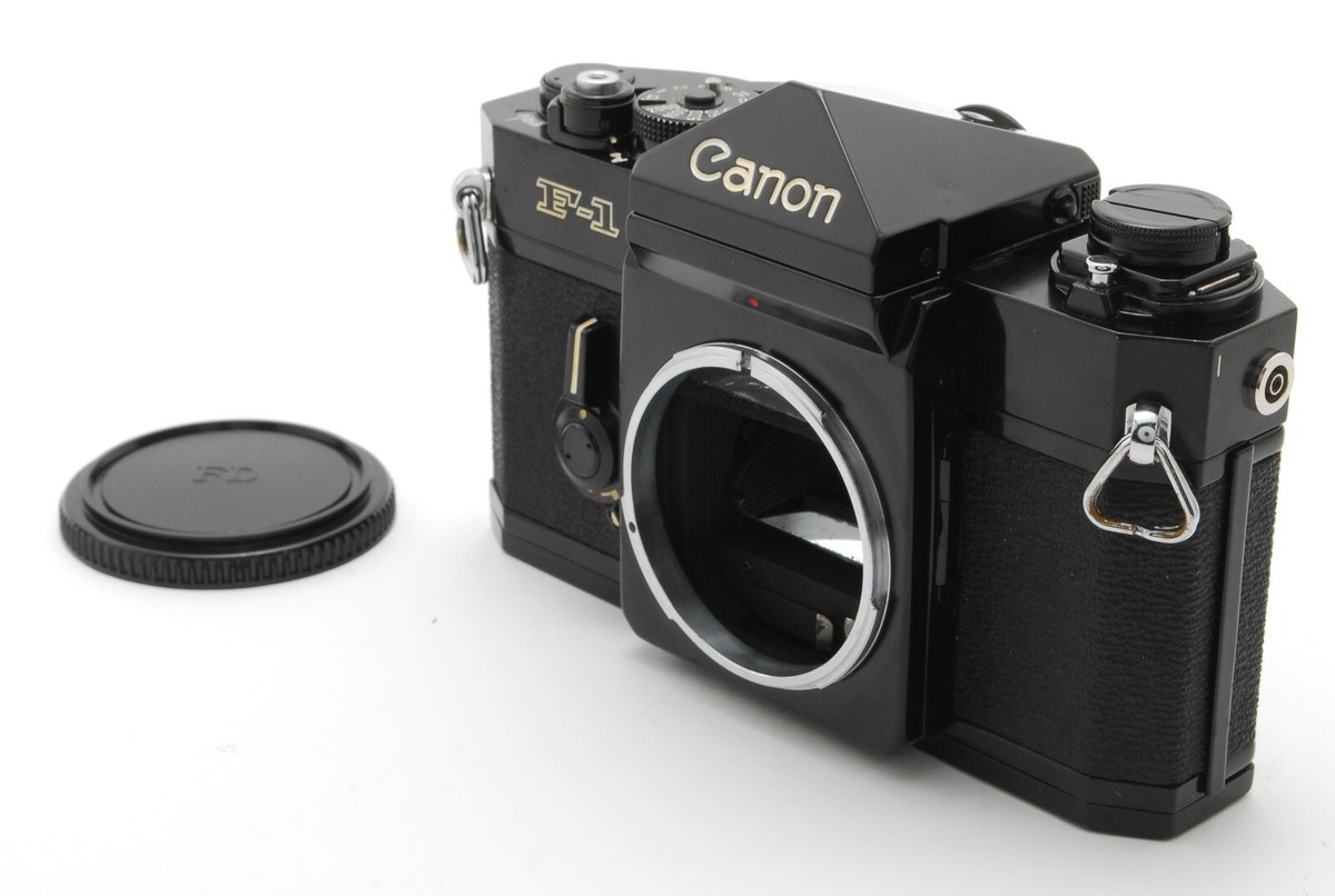 Exc+5 w/Strap] Canon F-1 Eye Level SLR Early model Film