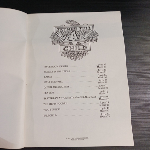 JETHRO TULL WAR CHILD 1975 Concert Tour Sheet Music Book - Picture 5 of 19