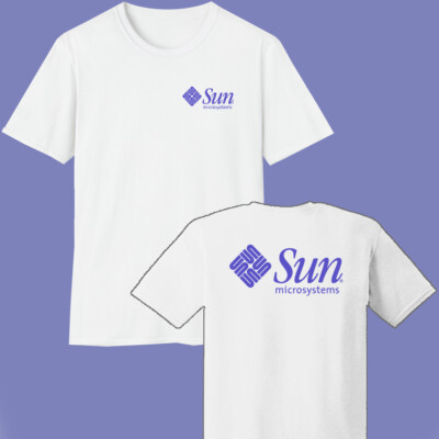Sun Microsystems Men's White Size S-3XL