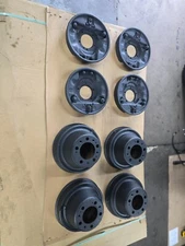 1946-1971 DODGE POWER WAGON 14" BRAKE DRUMS AND BACKING PLATES, COMPLETE SET
