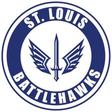 St. Louis Battlehawks Circle Logo NEW XFL Vinyl Decal / Sticker 10 size Tracking