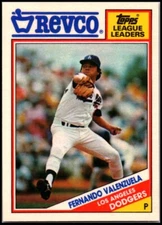1988 Topps Revco League Leaders   #14 Fernando Valenzuela FREE SHIPPING!