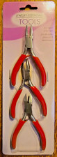 3 piece Jewelry Mini Pliers Set, for cutting, bending, picking up  holding NIP